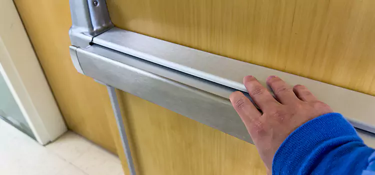 Installing a Push Bar on a Door Kingsport